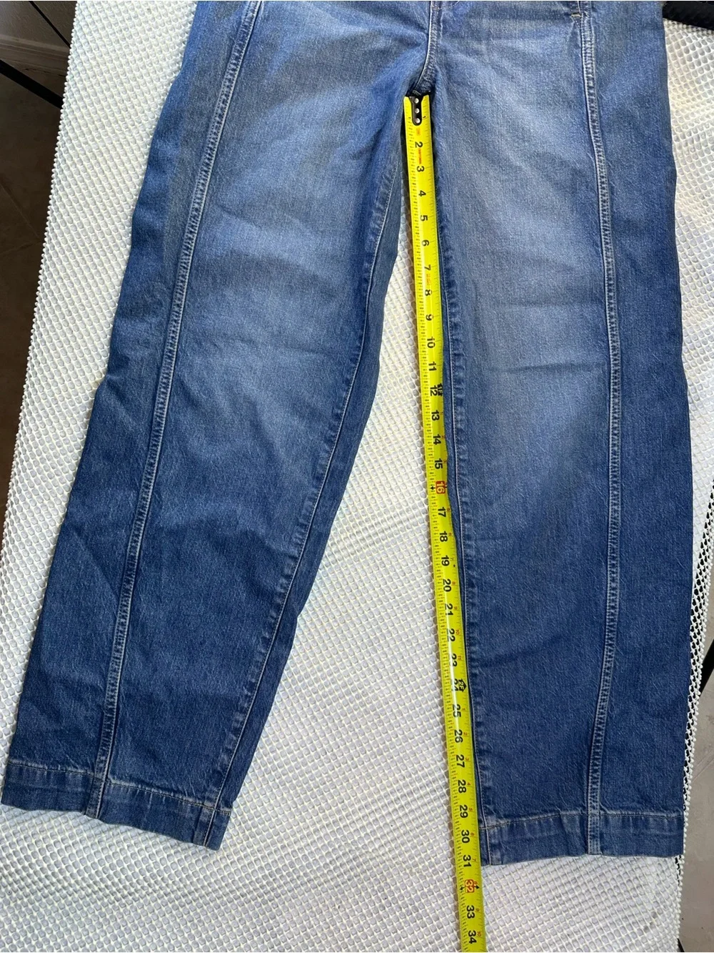 Madewell Tapered Denim Trousers Jeans Size 28 NEW NWT